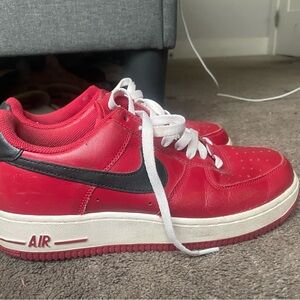Nike Red and Black Sneakers